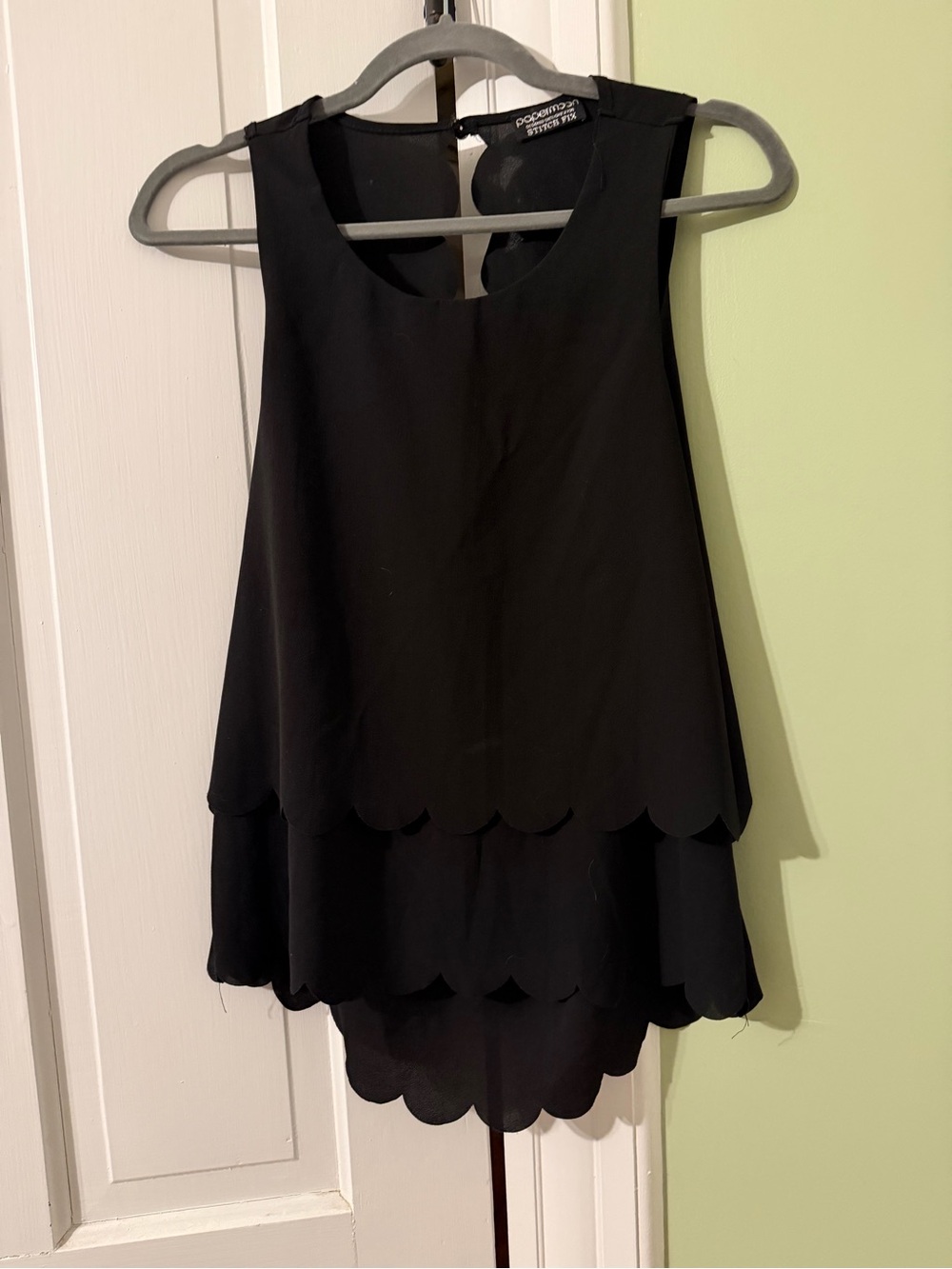 Papermoon Stitch Fix Black Shirt